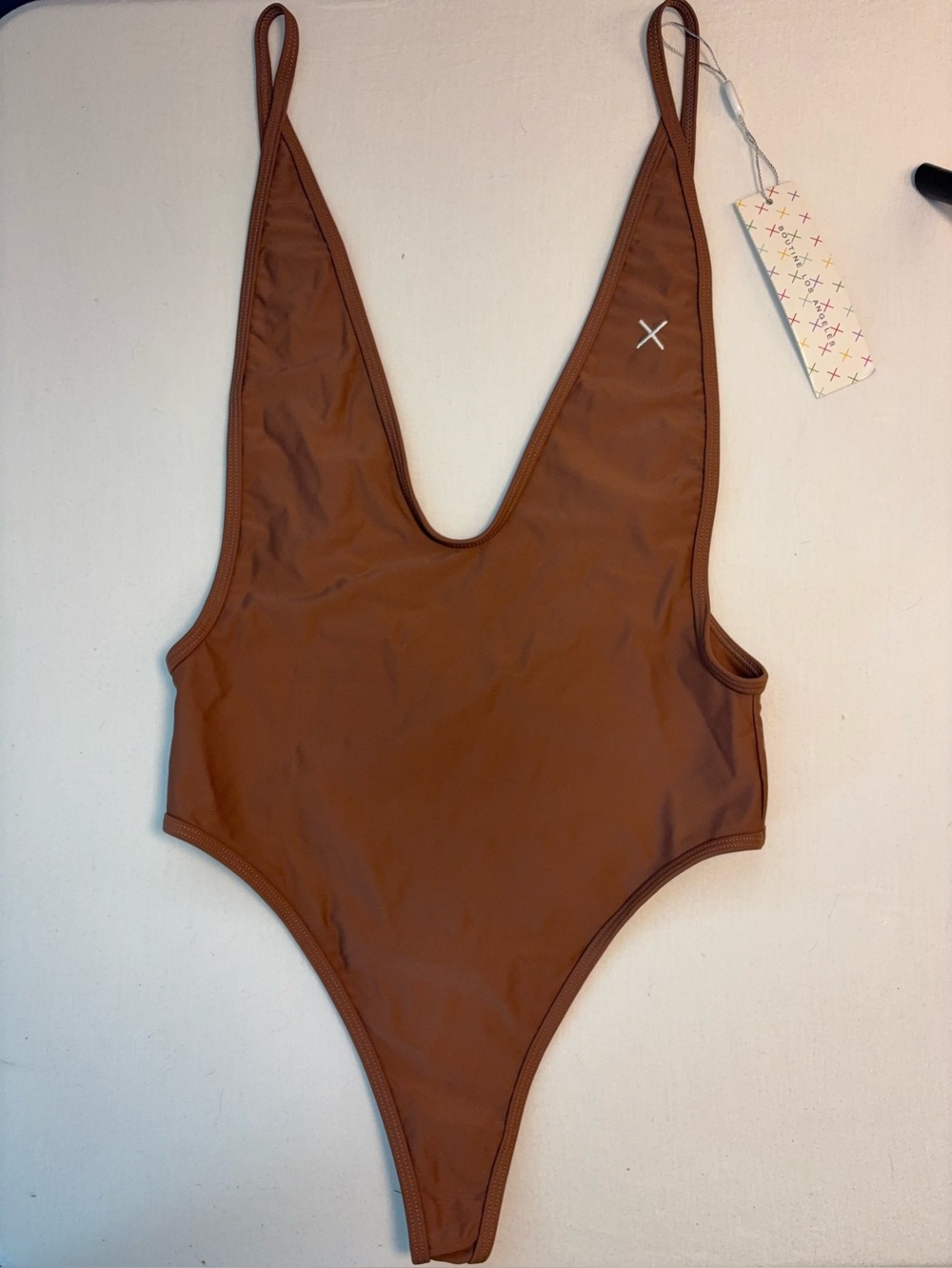 Boutine LA "Retro" One-Piece in Cocoa Brown — NWT - Size L